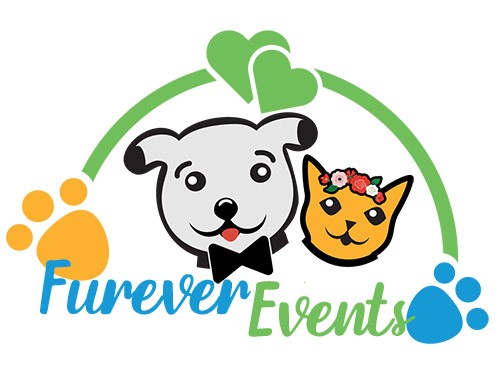 Akron pet wedding attendant Furever Events Logo